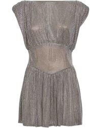 GIUSEPPE DI MORABITO - Embellished Boat-Neck Mini Dress - Lyst