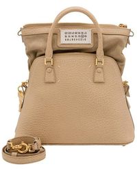 Maison Margiela - 5Ac Leather Satchel Bag - Lyst