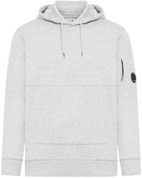 C.P. Company - Lens Detailed Drawstring Hoodie - Lyst