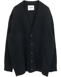 Jil Sander - V-Neck Button-Down Cardigan - Lyst