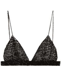 Golden Goose - Embellished Crochet Top - Lyst