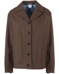 Aspesi - Long-Sleeved Buttoned Jacket - Lyst