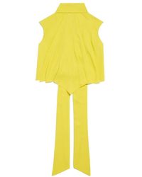 Balenciaga - Short Blouse - Lyst