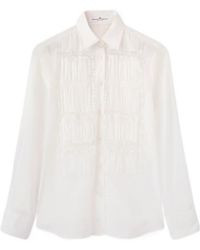 Ermanno Scervino - Lace Detailed Button-Up Shirt - Lyst