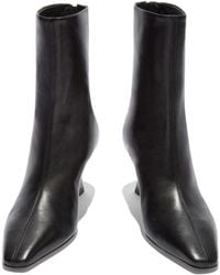 Aeyde - Solid Color Ankle Heeled Boots - Lyst