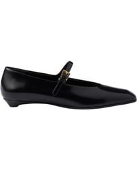 Prada - Mary Jane Square-Toe Ballerina Shoes - Lyst