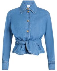 Patou - Long-Sleeved Knotted Shirt - Lyst