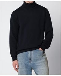 Roberto Collina - Ribbed Turtleneck Knitted Sweater - Lyst