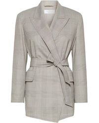 Max Mara - Mxmnasello Prince Of Wales Tailored Blazer - Lyst