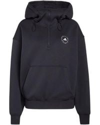 adidas By Stella McCartney - Logo Half-Zip Hoodie - Lyst