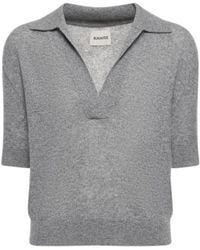 KHAITE - Shrunken Jo Cashmere Blend Sweater - Lyst