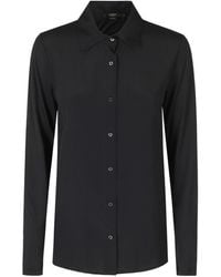 Seventy - Long-Sleeve Cotton Blend Shirt - Lyst
