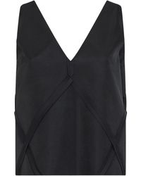 MM6 by Maison Margiela - V-Neck Tank Top - Lyst