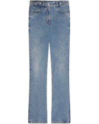Givenchy - Chain-Detailed Bootcut Jeans - Lyst