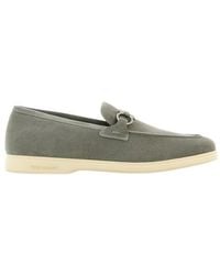Ferragamo - Ferragamo Gancini Slip-On Loafers - Lyst