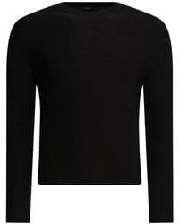 Rick Owens - Virgin Wool Crewneck Sweater - Lyst