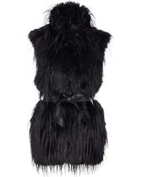 Pinko - High-Neck Belted Gilet - Lyst