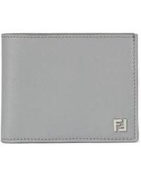 Fendi - Squared Ff Bi-Fold Wallet - Lyst