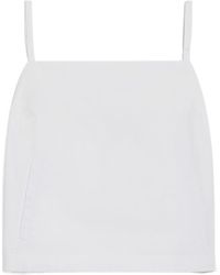 Sportmax - Sleeveless Cotton Top - Lyst