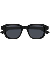 Gucci - Rectangle Sunglasses - Lyst