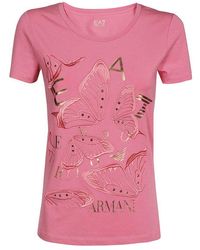 EA7 - Item O-Neck Short-Sleeved T-Shirt - Lyst