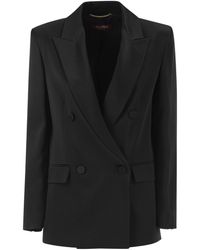 Max Mara - Double-Breasted Suit Jacket - Lyst