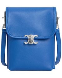Celine - Vertical Pouch Soft Triomphe - Lyst