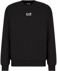 EA7 - Logo-Print Sweater - Lyst