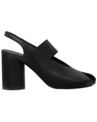 MM6 by Maison Margiela - Open-Toe Slingback Heeled Sandals - Lyst
