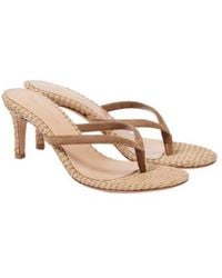 Gianvito Rossi - Handmade Straw High-Heel Sandals - Lyst