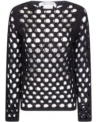 Comme des Garçons - Comme Des Garçons Comme Des Garçons Mesh Knitted Top - Lyst
