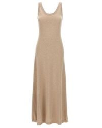 Brunello Cucinelli - Sleeveless Knitted Dress - Lyst