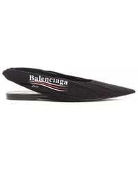 Balenciaga - Knife Pointed Ballet Shoes - Lyst