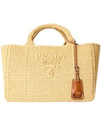 Prada - Simple And Elegant Woven Handbag - Lyst