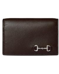Gucci - Long Card Case With Horsebit - Lyst