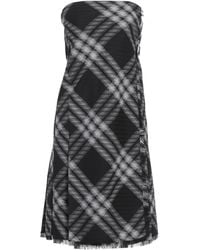Burberry - Mini Dress - Lyst