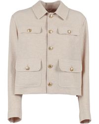 Circolo 1901 - Cropped Button-Front Jacket - Lyst