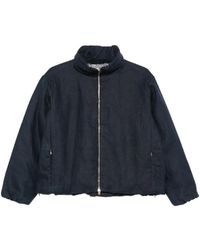 Herno - Linen Padded Jacket - Lyst