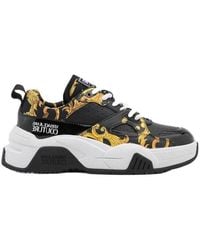 Versace Jeans Couture - Barocco Printed Casual Sneakers - Lyst