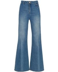 Ulla Johnson - High-Waisted Wide-Leg Flared Jeans - Lyst