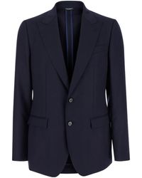 Dolce & Gabbana - Single-Breasted Long-Sleeved Jacket - Lyst