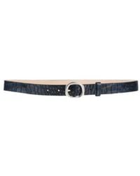 Rag & Bone - Crocembossed Leather Belt - Lyst