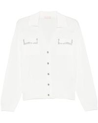 Liu Jo - Embellished Pocket Cardigan - Lyst
