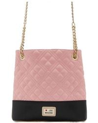 Moschino - Logo-Plaque Shoulder Bag - Lyst