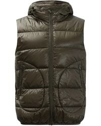 Herno - Hoodie Sleeveless Jacket - Lyst