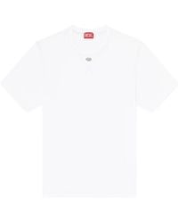 DIESEL - Logo Crew Neck T-Shirt - Lyst