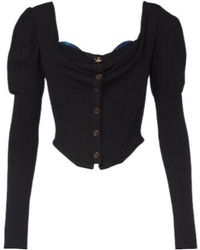 Vivienne Westwood - Bea Knitted Cotton And Cashmere Cardigan - Lyst