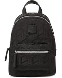 MCM - Logo Backpack - Lyst