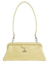 Vivienne Westwood - Jane Frame Embossed Croc Shoulder Bag - Lyst