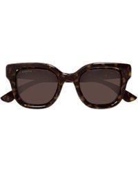 Gucci - Eyewear Square Frame Sunglasses - Lyst